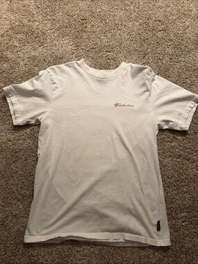 Quiksilver Men’s White Short Sleeve Logo Tee